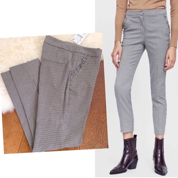 Zara Pants - NWT Zara Ruffled Pockets